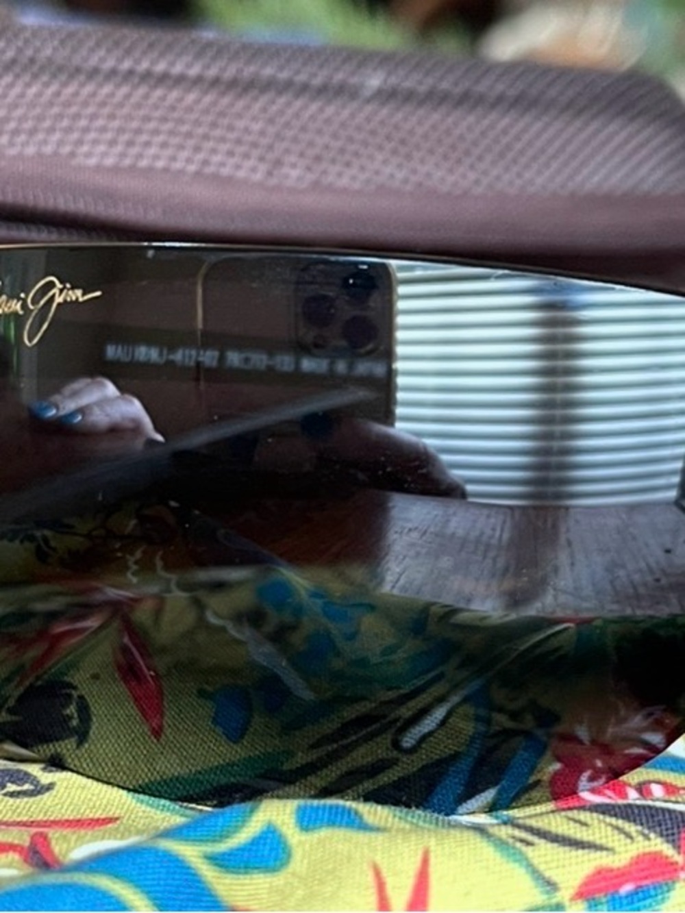 Maui Jim Sunglasses - Black Frame with Brown Lenses - Picture 3 of 3
